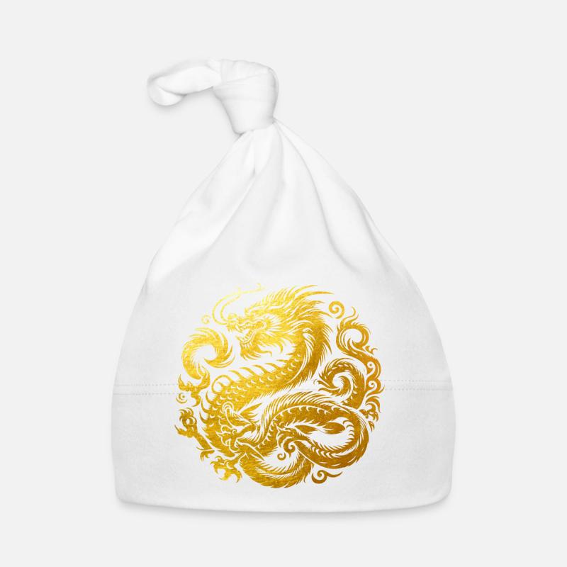 Tatouage de dragon chinois Bonnet bio Bébé