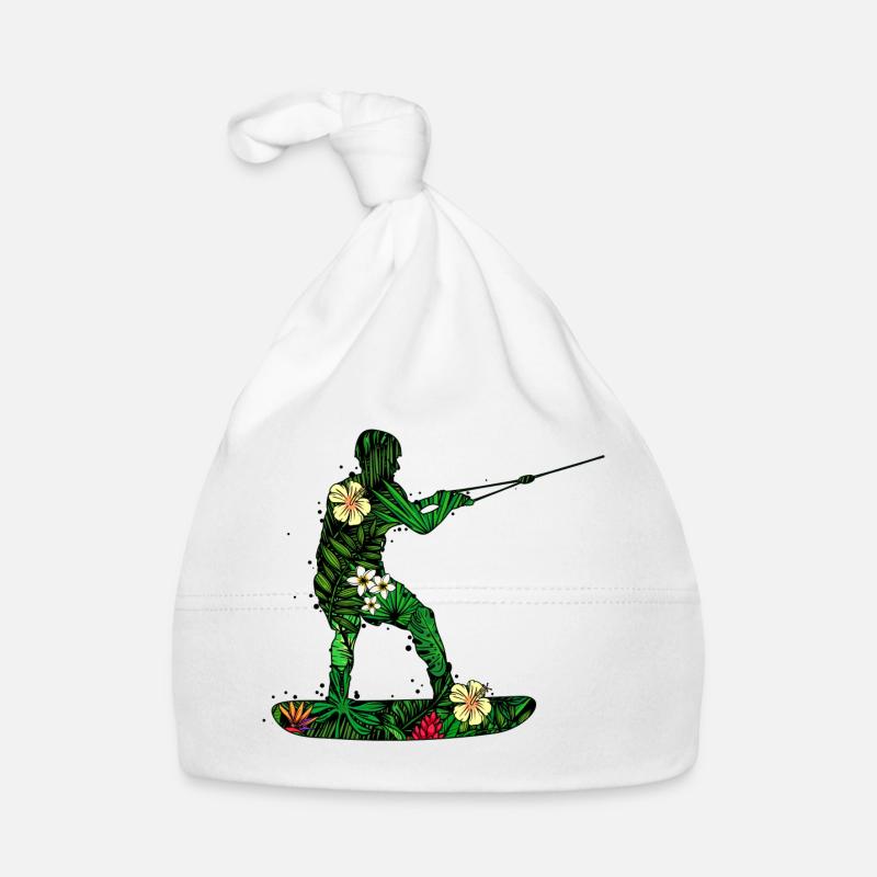 Wakesurfing Wakeboard Surfing Kitesurfer Surfboard Organic Baby Cap
