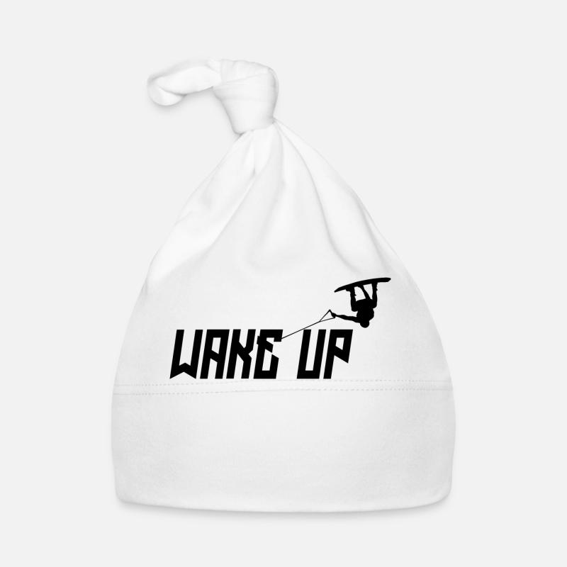 Kitesurfer Statement Stunt Wakeboard Surfing Organic Baby Cap