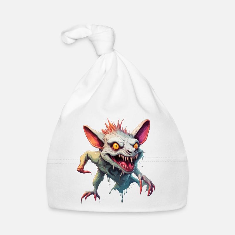 Chupacabra / Créature suceuse / Monstre /Espagne Bonnet bio Bébé