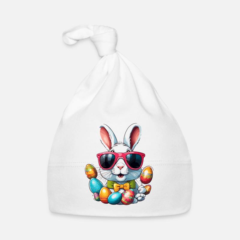 Lapin de Pâques / Pâques / Oeufs / Vacances / Pâques Bonnet bio Bébé