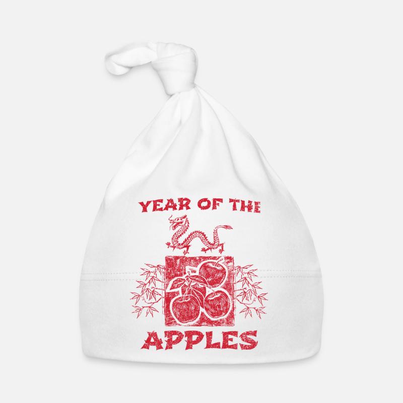 Jahr der Äpfel Baby Bio-Mütze
