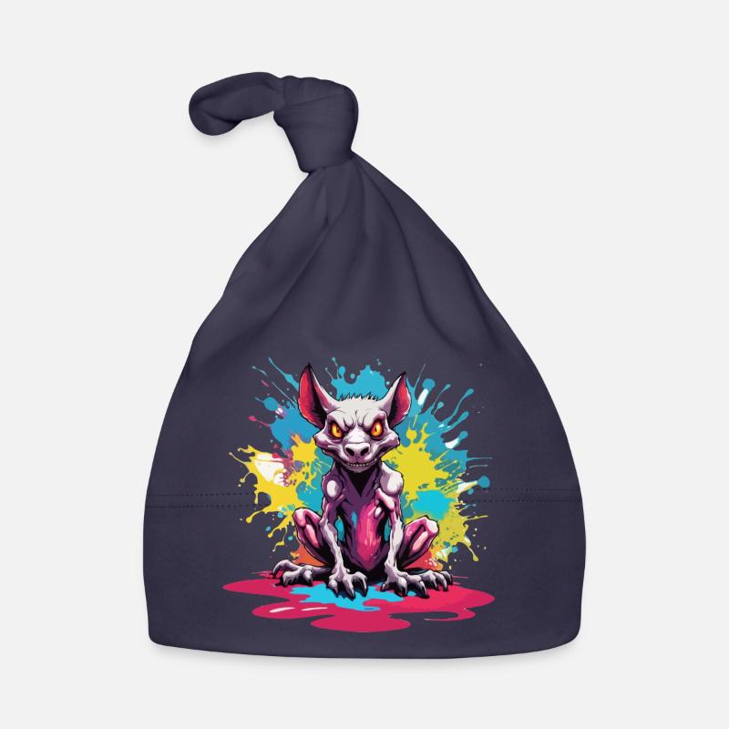 Chupacabra / Créature suceuse / Monstre /Espagne Bonnet bio Bébé