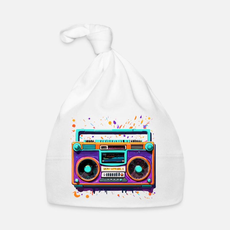 Radio / Analog / Musik / Frequenz / Lautsprecher Baby Bio-Mütze