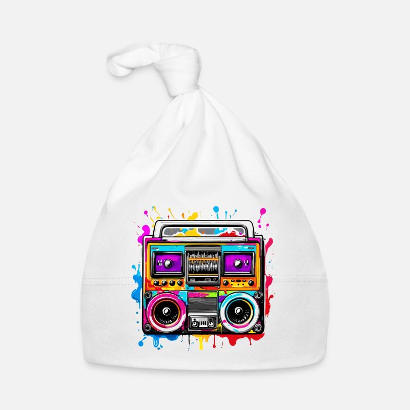 Radio / Analog / Musik / Frequenz / Lautsprecher Baby Bio-Mütze