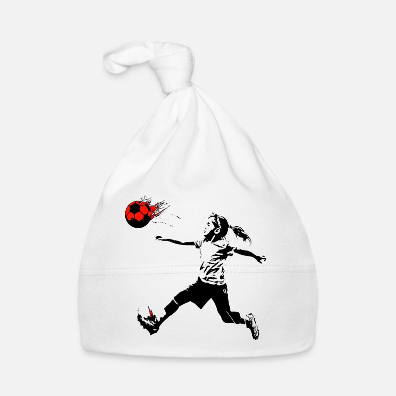 MädchenFussball Baby Bio-Mütze
