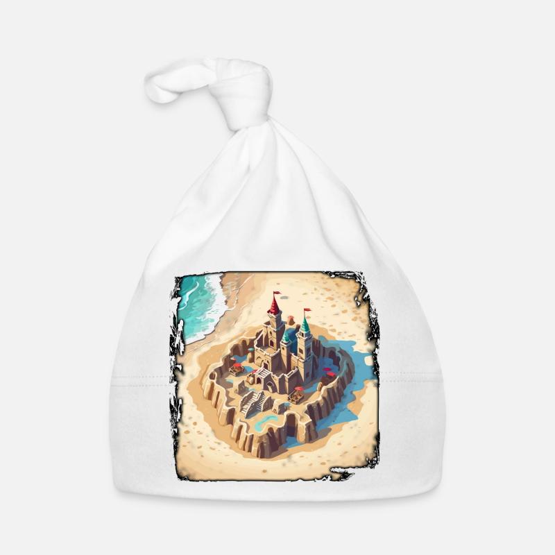 Château de sable / Construction / Jouer / Château / Vacances Bonnet bio Bébé