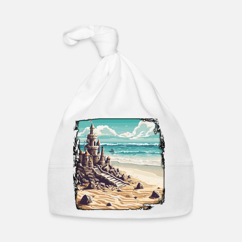 Château de sable / Construction / Jouer / Château / Vacances Bonnet bio Bébé