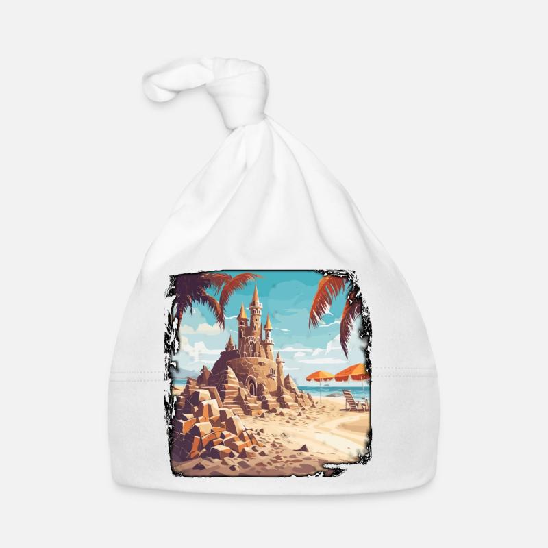 Château de sable / Construction / Jouer / Château / Vacances Bonnet bio Bébé