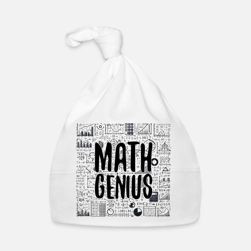 Math Genius Math Genius Math cadeau Bonnet bio Bébé