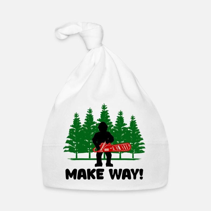 Tree Forest Wood Woodwork Statement Lumberjack Organic Baby Cap