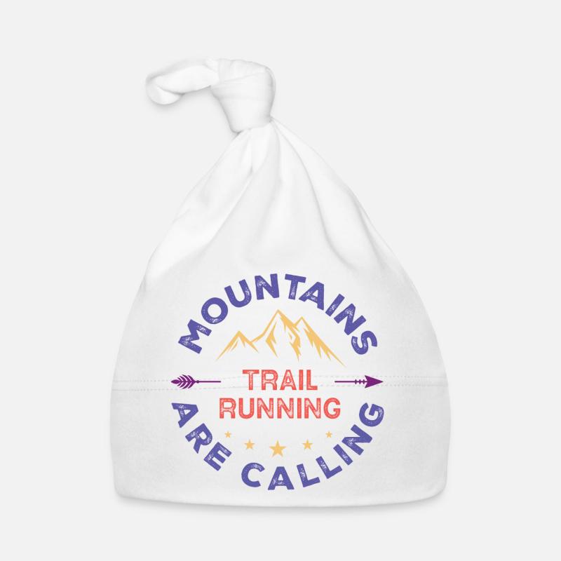 Trail Running - Mountains Are Calling Organic Baby Cap