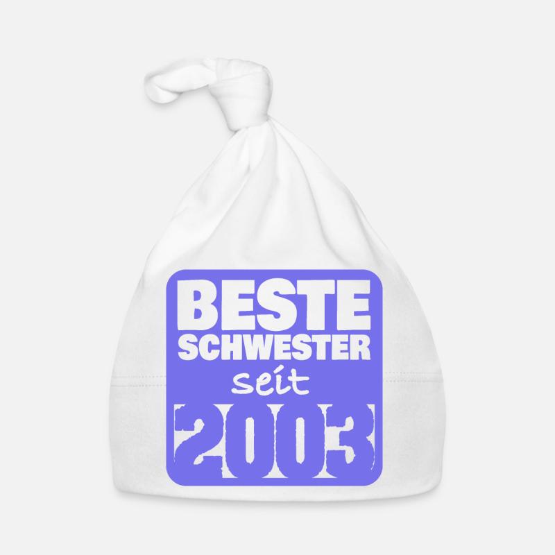 Schwesterchen 2003 Baby Bio-Mütze