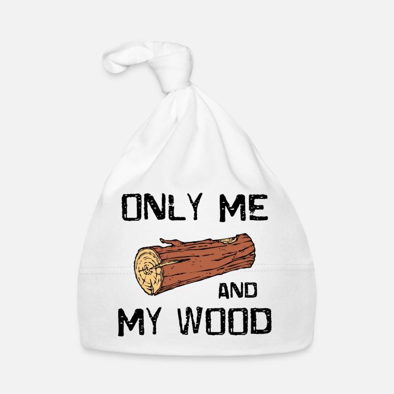Woodland bois déclaration bûcheron boiseries Bonnet bio Bébé