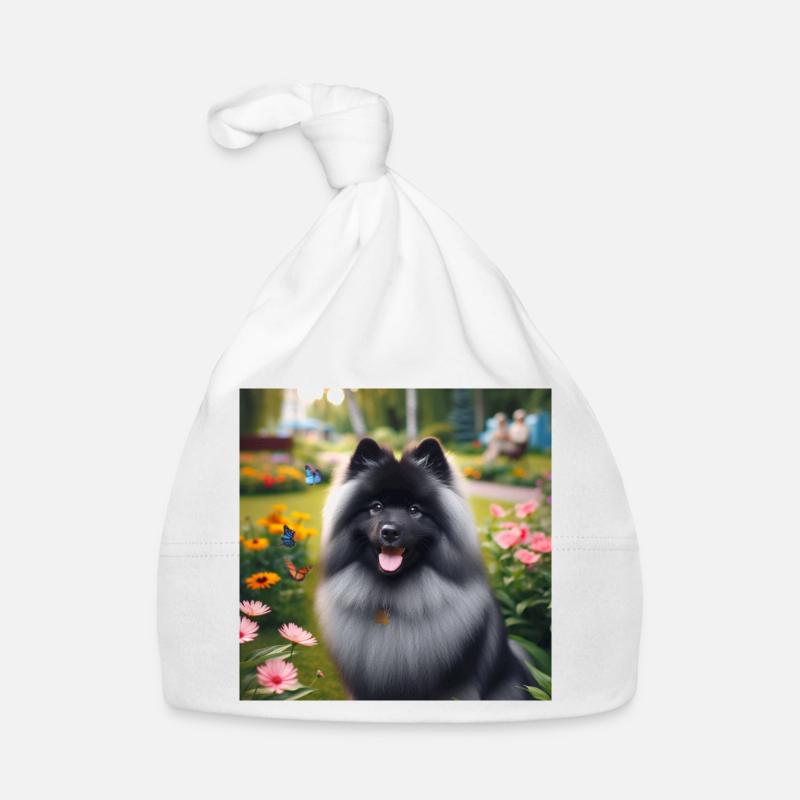 Wolspitz Keeshond Baby Bio-Mütze