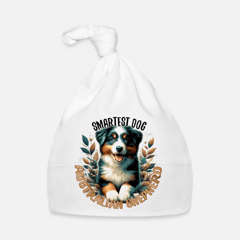 Australian Shepherd Welpe intelligent Hund Baby Bio-Mütze
