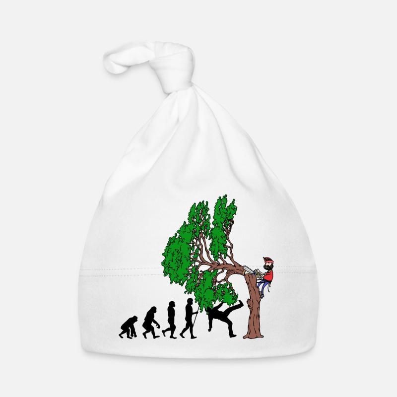Tree Evolution Wood Lumberjack Lumberjack Forest Organic Baby Cap