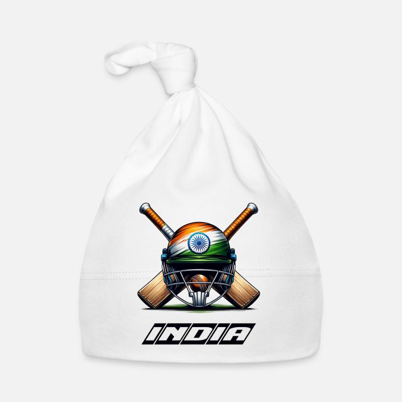 India elephant cricket helmet design Organic Baby Cap
