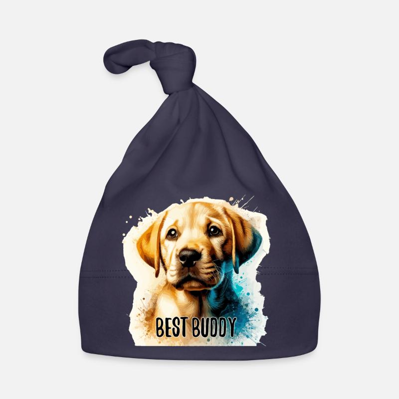 Labrador Retriever Chiot Mignon Meilleur Copain Bonnet bio Bébé