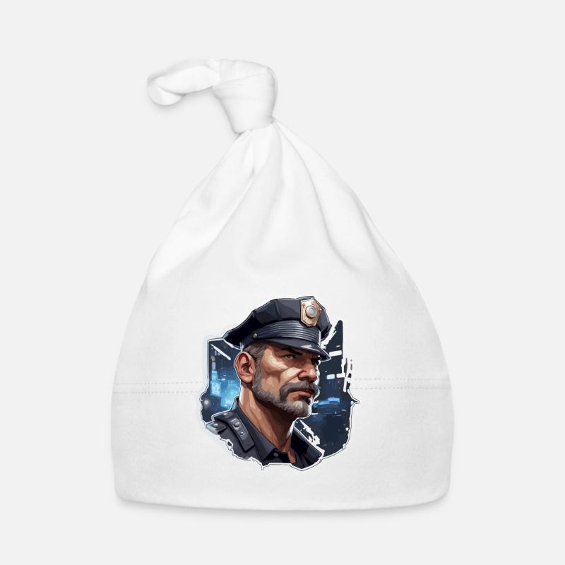 Polizei / Einsatz / Beruf / Job / Einsatzkräfte Baby Bio-Mütze