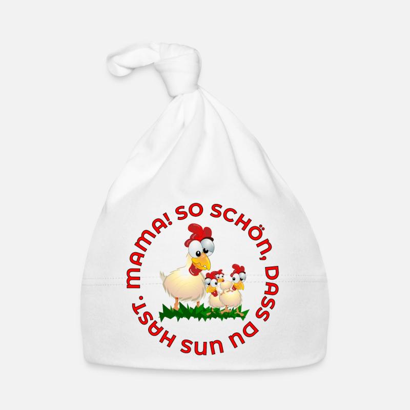 MUTTERTAG HÜHNERSTALL - WERTSCHÄTZUNG MAMA Baby Bio-Mütze