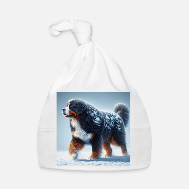 Berner Sennenhund Baby Bio-Mütze