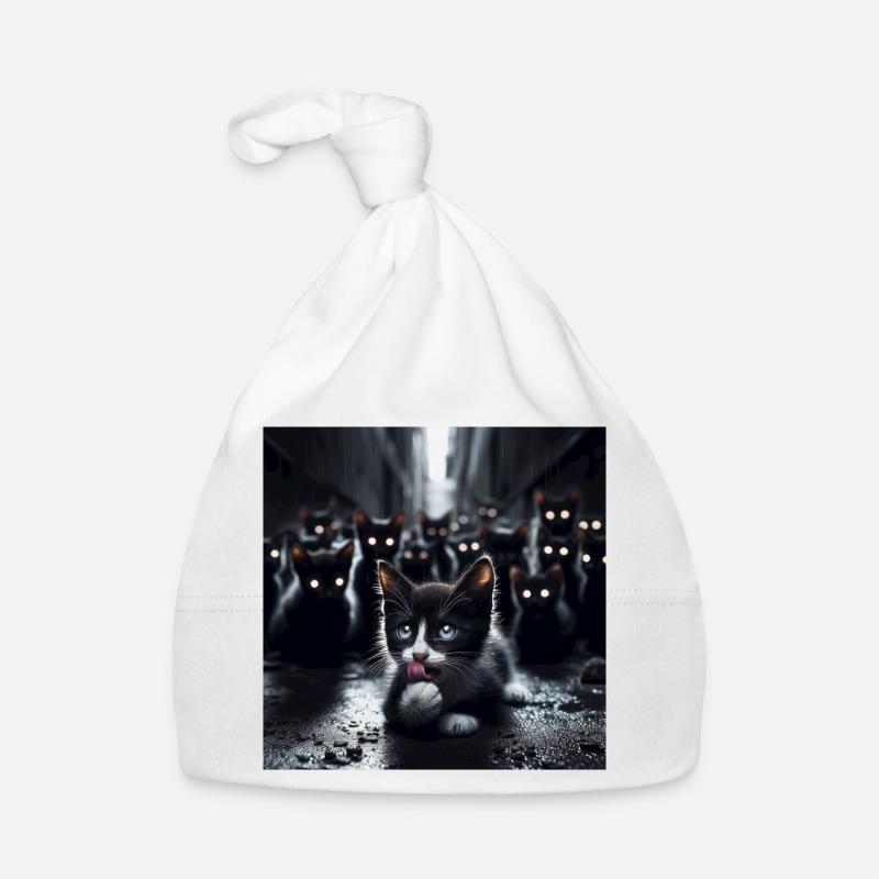 Stray kittens Organic Baby Cap