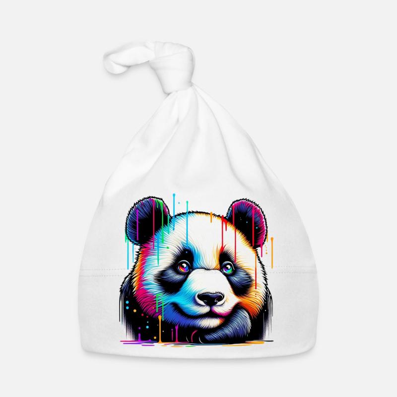 Panda Baby Bio-Mütze