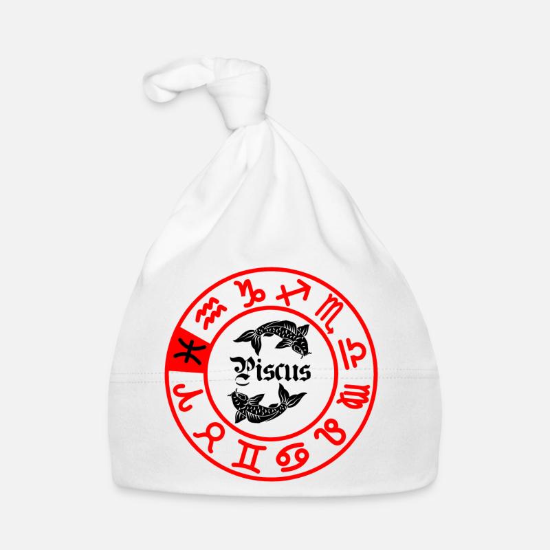 Zwölf Sternzeichen Piscus Piscus Baby Bio-Mütze
