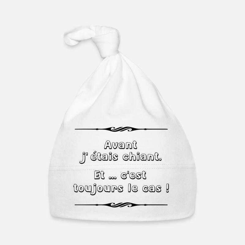 Avant j'étais chiant Bonnet bio Bébé