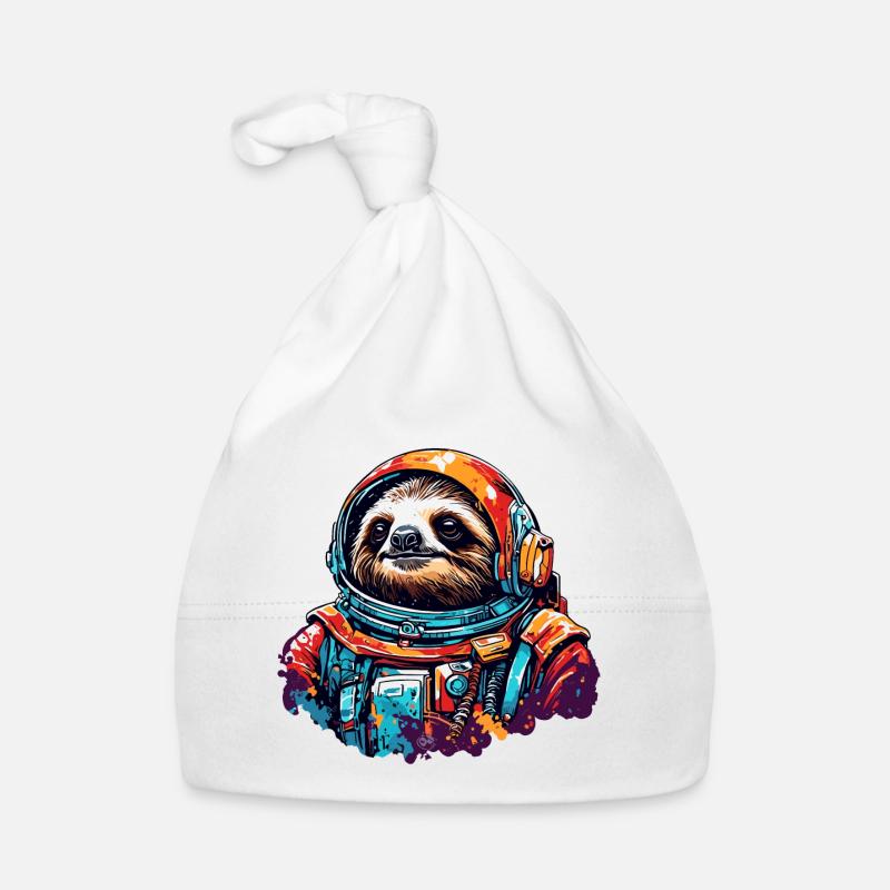 Astronaut / Space / Animal / Sloth / Spaceship Organic Baby Cap