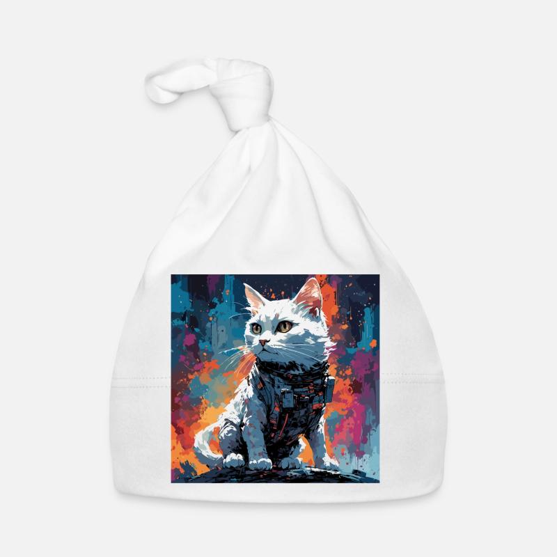 Astronaute / Espace / Animal / Chat / Vaisseau spatial Bonnet bio Bébé