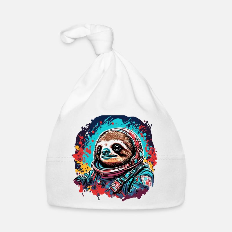 Astronaut / Space / Animal / Sloth / Spaceship Organic Baby Cap