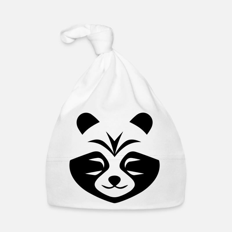 Panda-Kopf Baby Bio-Mütze