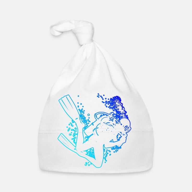 Diving Women's Free Dive Diving Scuba Diving Organic Baby Cap