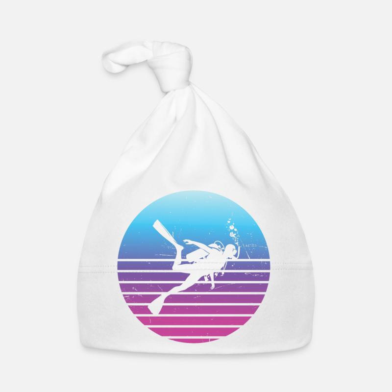 Scuba Diving Scuba Diver Diving Diving Organic Baby Cap