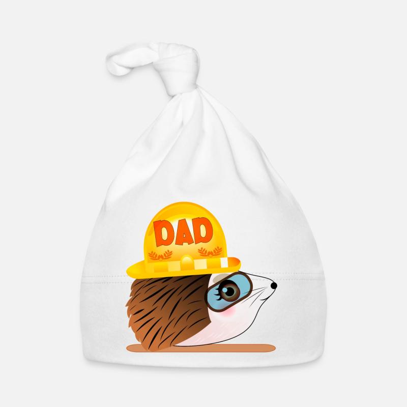 Papa hérisson - Construction Bonnet bio Bébé
