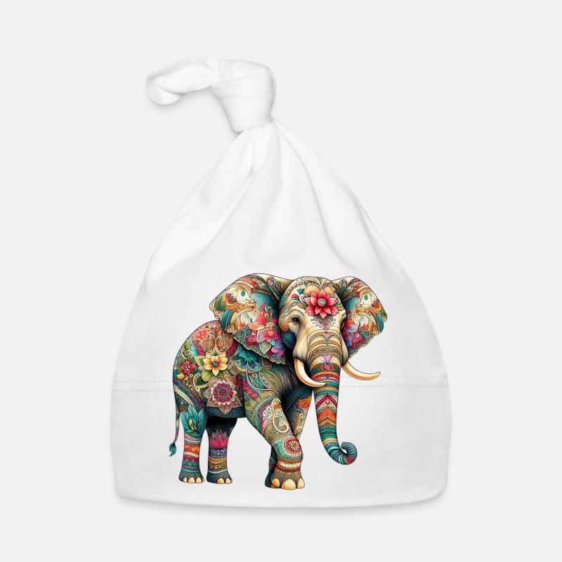 Elefant Baby Bio-Mütze