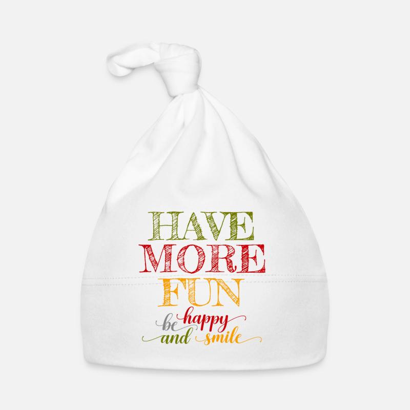 Amusez-vous davantage Bonnet bio Bébé