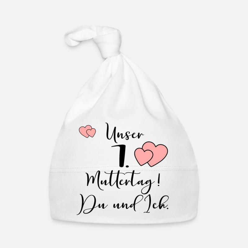 Erster Muttertag MAMA BABY Baby Bio-Mütze