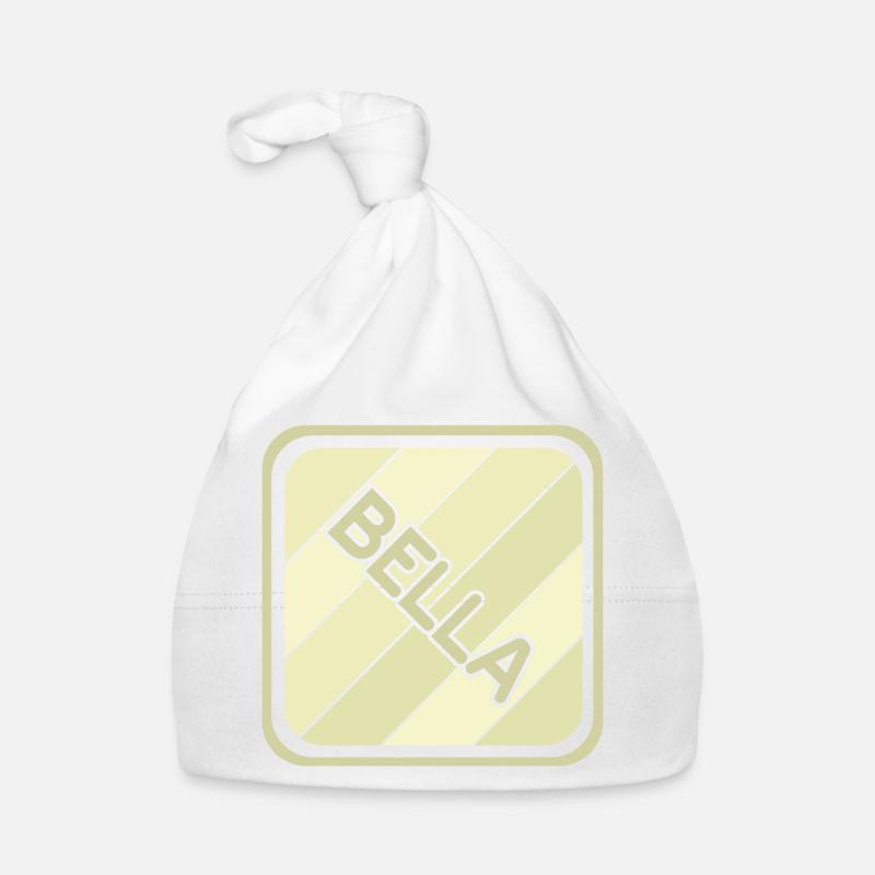 Mädchenname Bella Baby Bio-Mütze