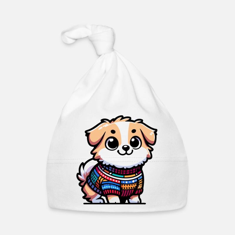 Snug Pup: Der Pullover tragende Hund Baby Bio-Mütze