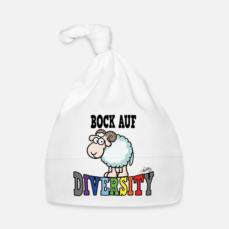 Bock auf Diversity Baby Bio-Mütze
