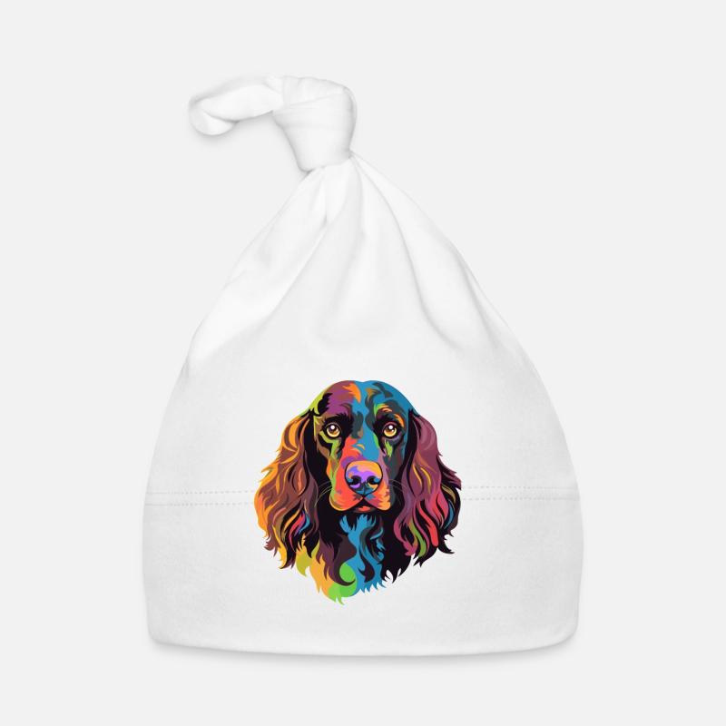 Boykin Spaniel Hunderasse Aquarell Karikatur Kawaii Baby Bio-Mütze