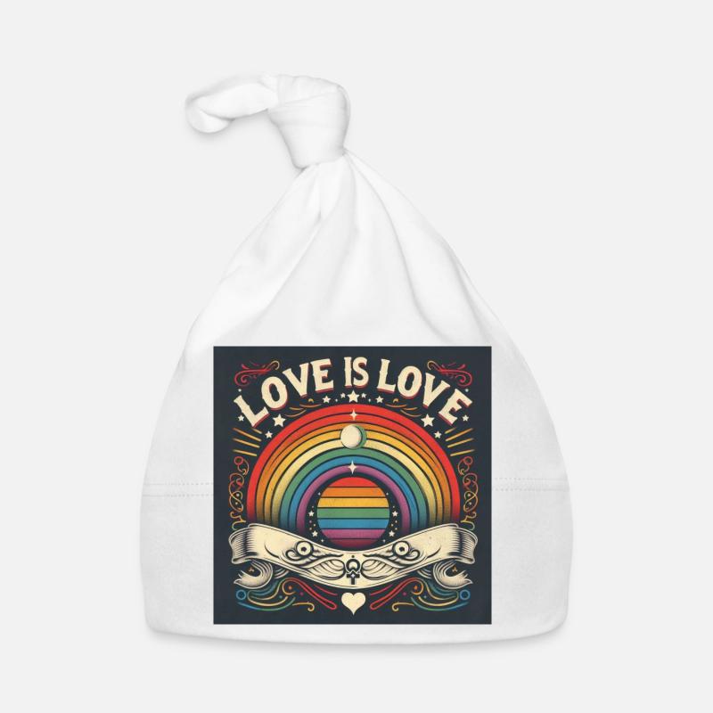 LIEBE ist LIEBE Baby Bio-Mütze