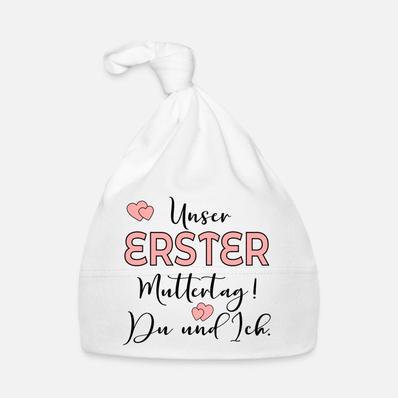 ERSTER MUTTERTAG BABY MAMA Baby Bio-Mütze