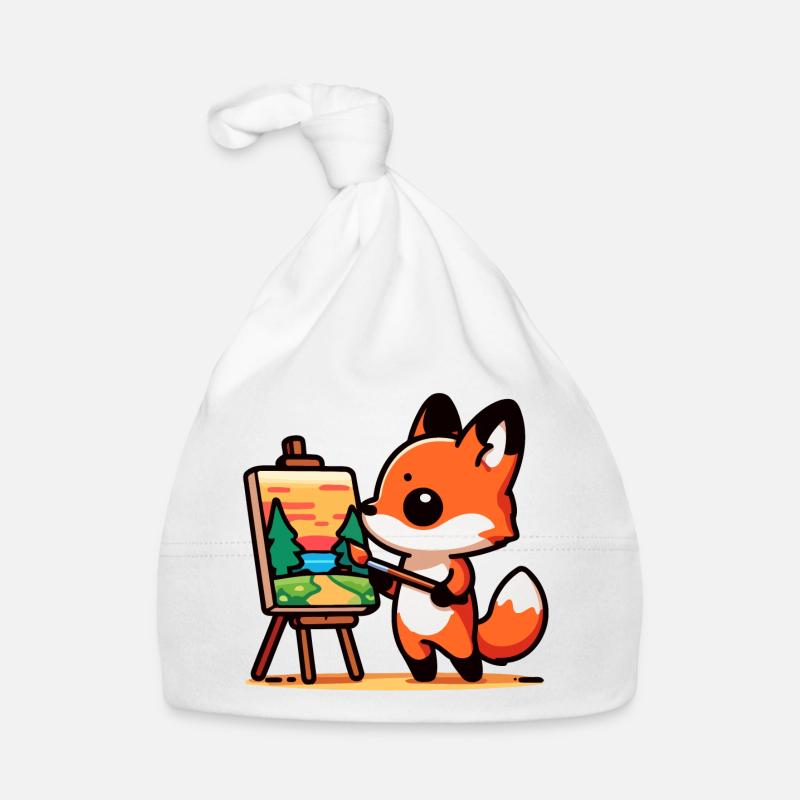 Fox Palette: Der Waldmaler Baby Bio-Mütze