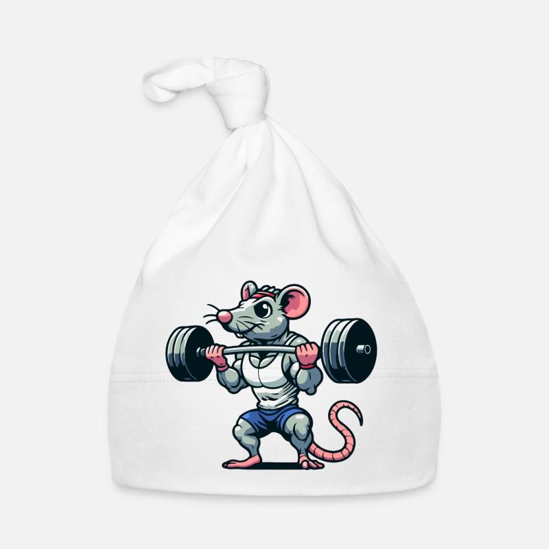 Mighty Mouse Lifter: Der Workout-Krieger Baby Bio-Mütze