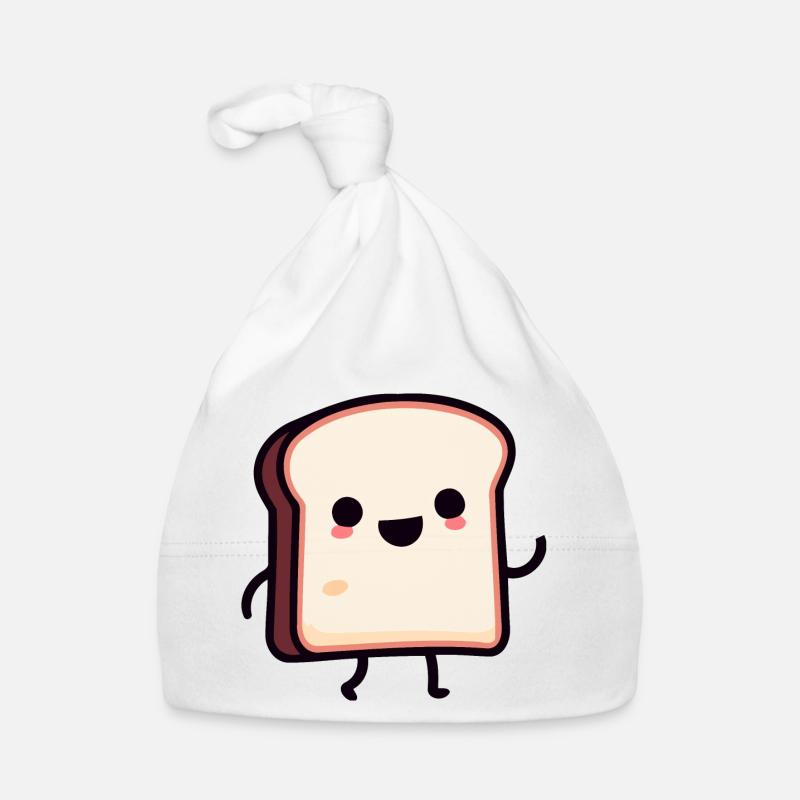 Toasty Buddy: The Smiling Slice Organic Baby Cap