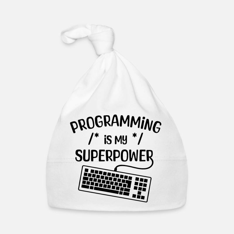 Computer Freak Statement Developer Programmer Organic Baby Cap